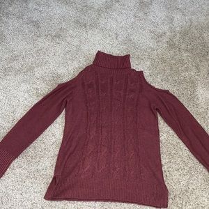 Shoulderless Turtleneck, sized M. Hardly worn!